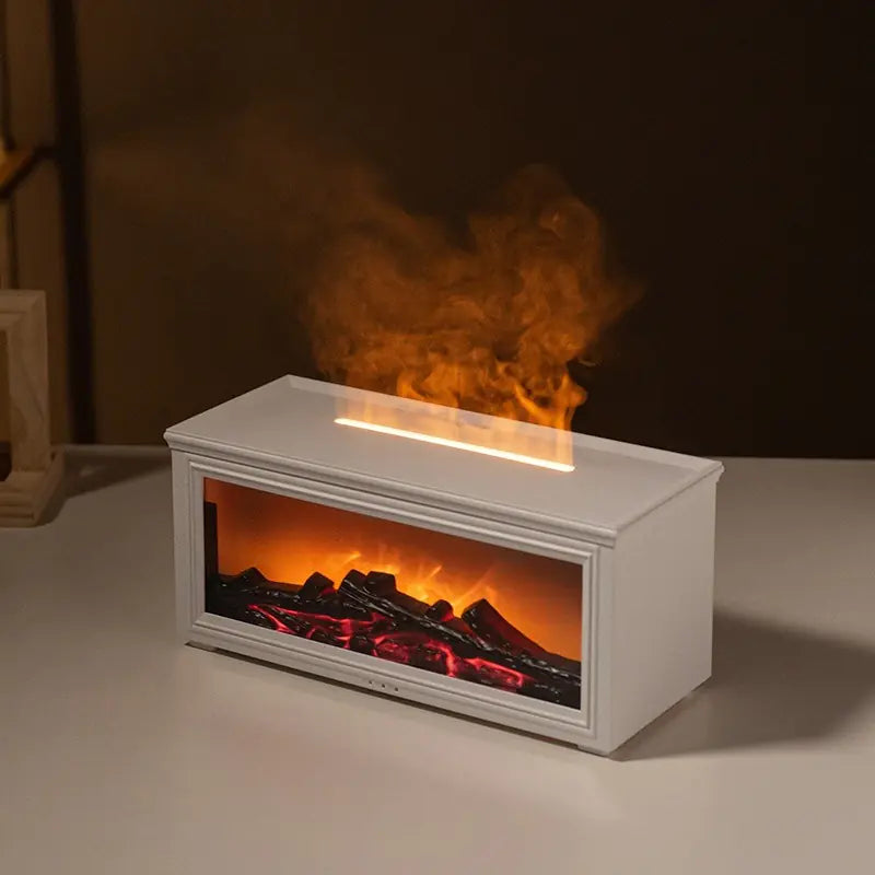 3D Fireplace Flame Aroma Diffuser Humidifier