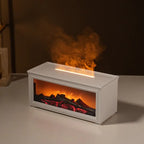 3D Fireplace Flame Aroma Diffuser Humidifier