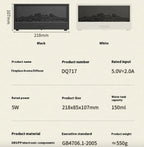 3D Fireplace Flame Aroma Diffuser (Modern version)