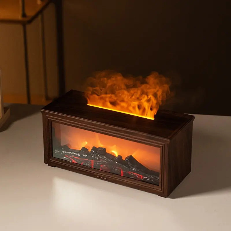 3D Fireplace Flame Aroma Diffuser Humidifier