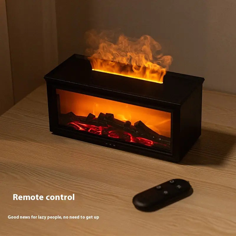 3D Fireplace Flame Aroma Diffuser Humidifier