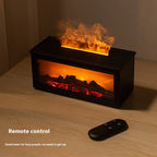 3D Fireplace Flame Aroma Diffuser Humidifier