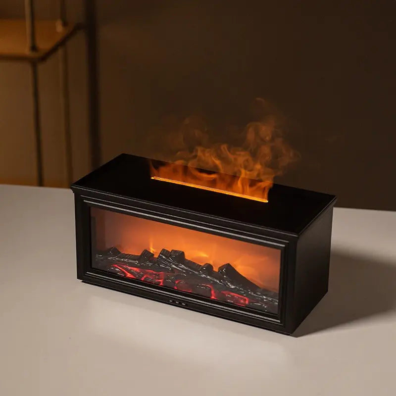 3D Fireplace Flame Aroma Diffuser Humidifier